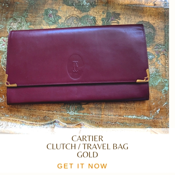 Cartier Handbags - Cartier Vintage Clutch